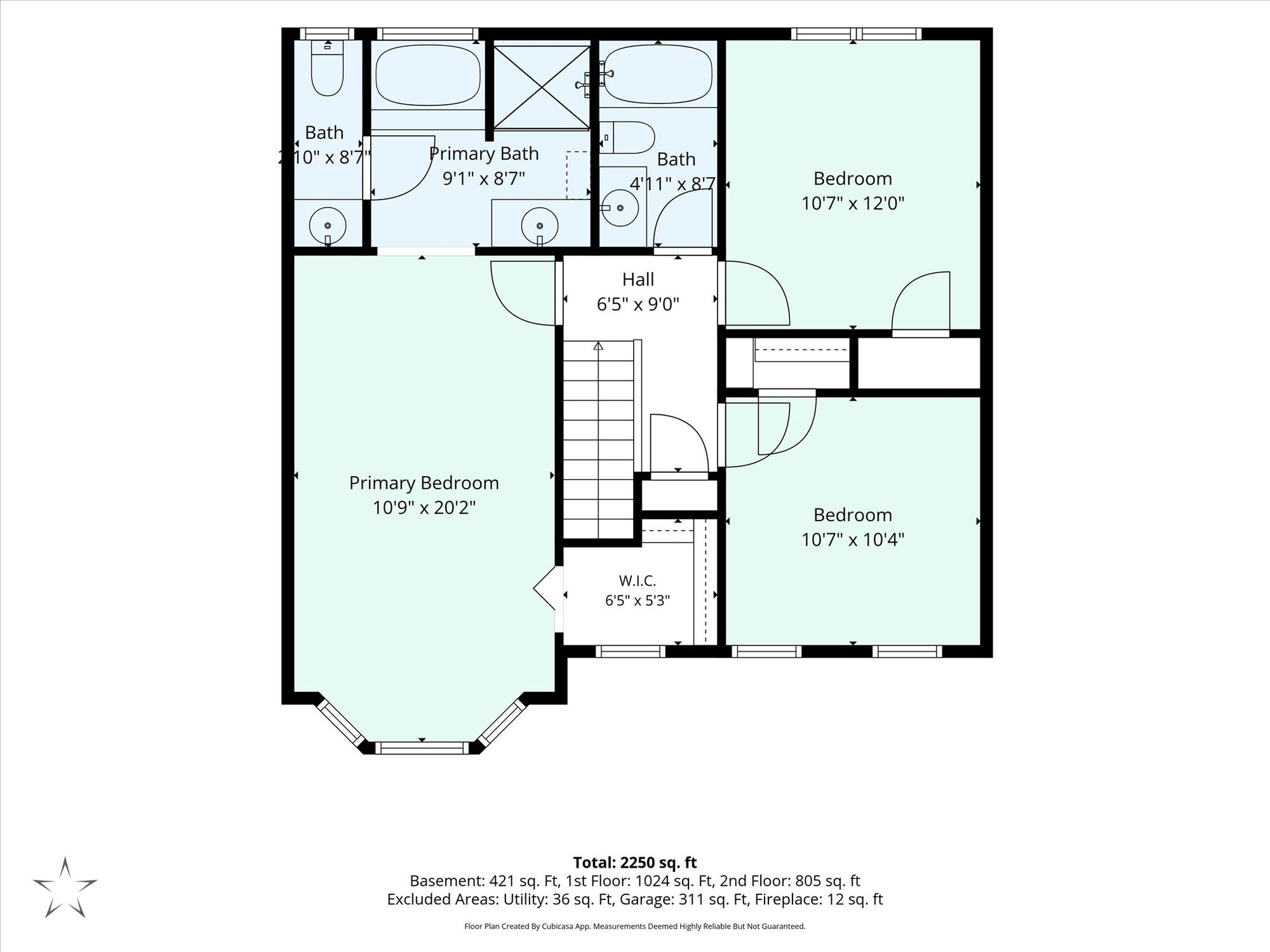 Second floor plan